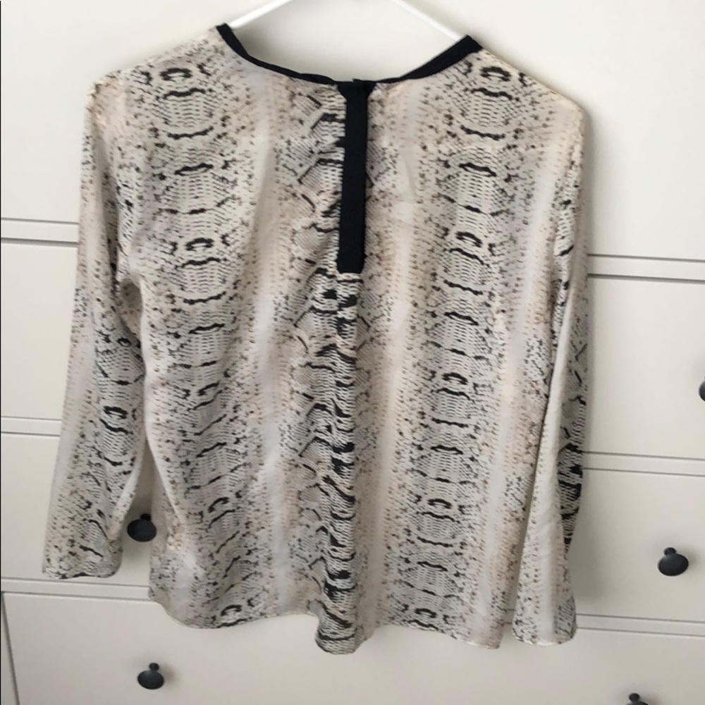 Zara Python Print Blouse - image 2